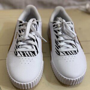 Womens Puma Carina Animal Sneakers Size 7.5 Shoes